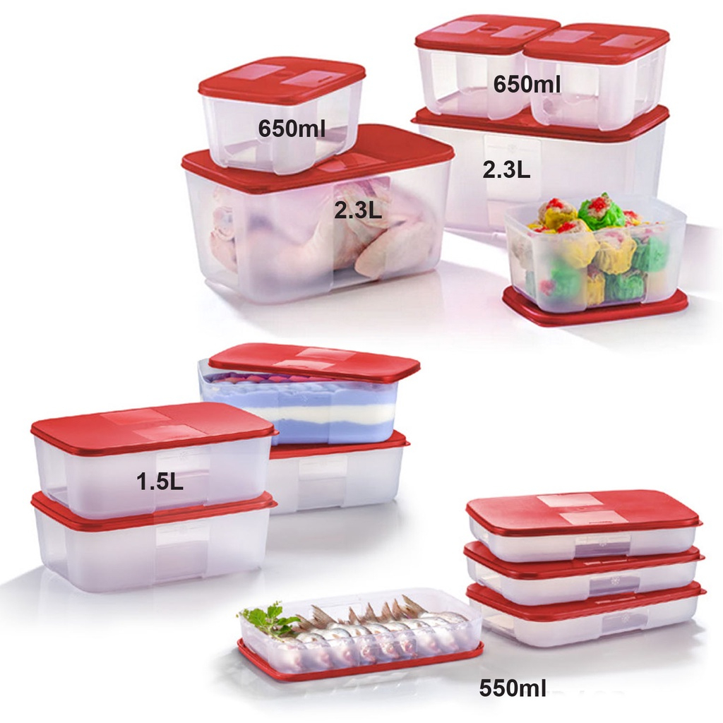 OFFER: Tupperware Freezermate 2.3L/ 1.5L/ 1.3L/ 550ml/650ml/290ml ...
