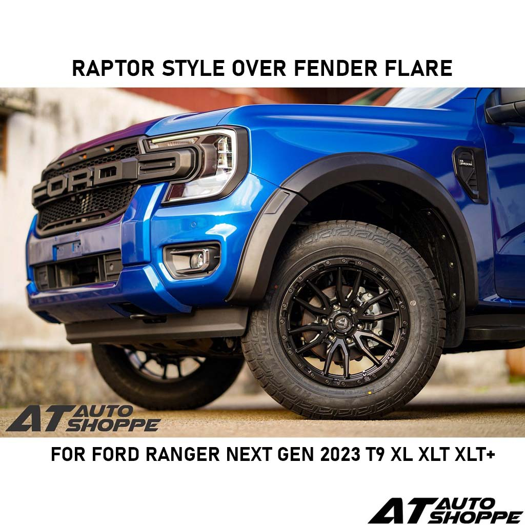 RAPTOR STYLE OVER FENDER FLARE FOR FORD RANGER NEXT GEN 2023 T9 XL XLT