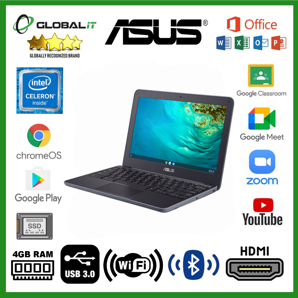 Laptop Murah Best for School Office and Student use Asus C202