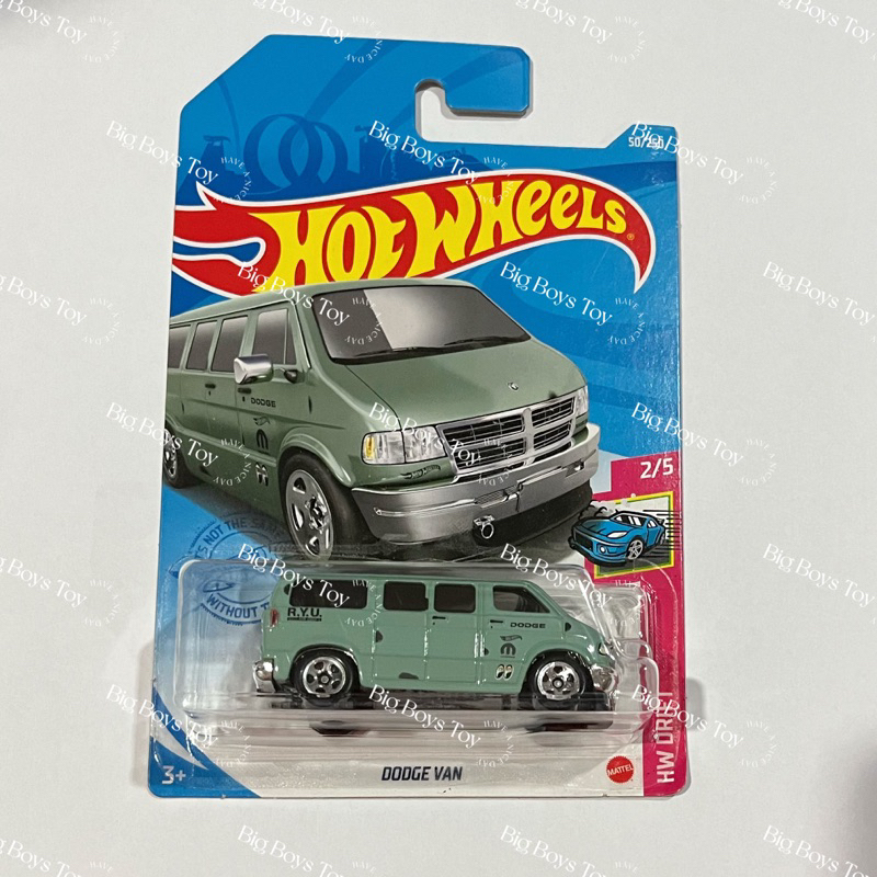 Hot Wheels Dodge Van*Seafoam Green (1st Model ) | Shopee Malaysia