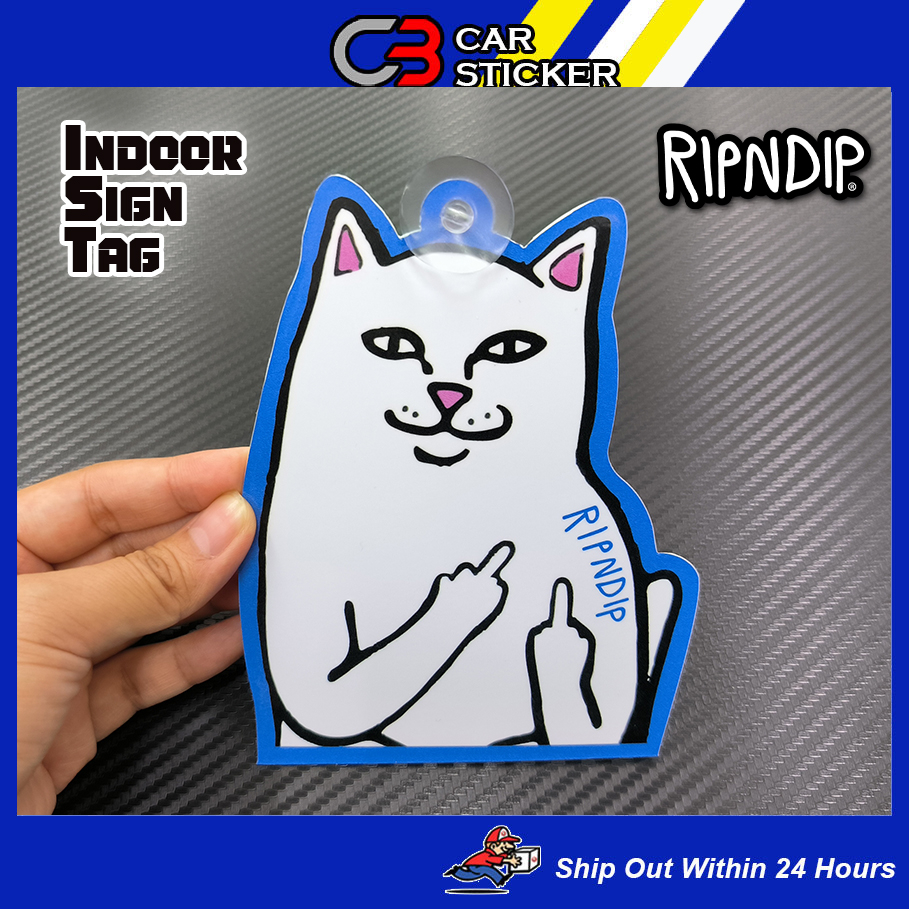 KUCING NAKAL RIPNDIP CAR SIGN TAG / T126 | Shopee Malaysia