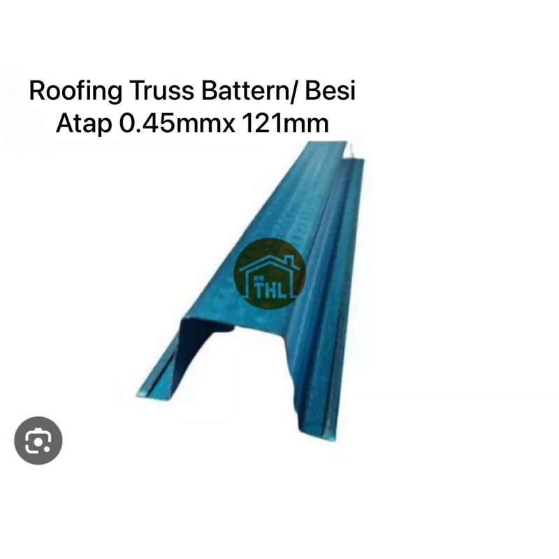 Roofing batten/ Truss Batten/ Besi Atap 0.45mmx 121mm Shopee Malaysia