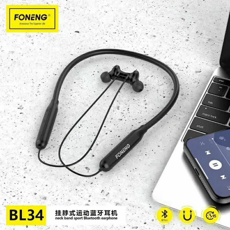 FONENG BL34 WIRELESS BLUETOOTH HEADSET | Shopee Malaysia