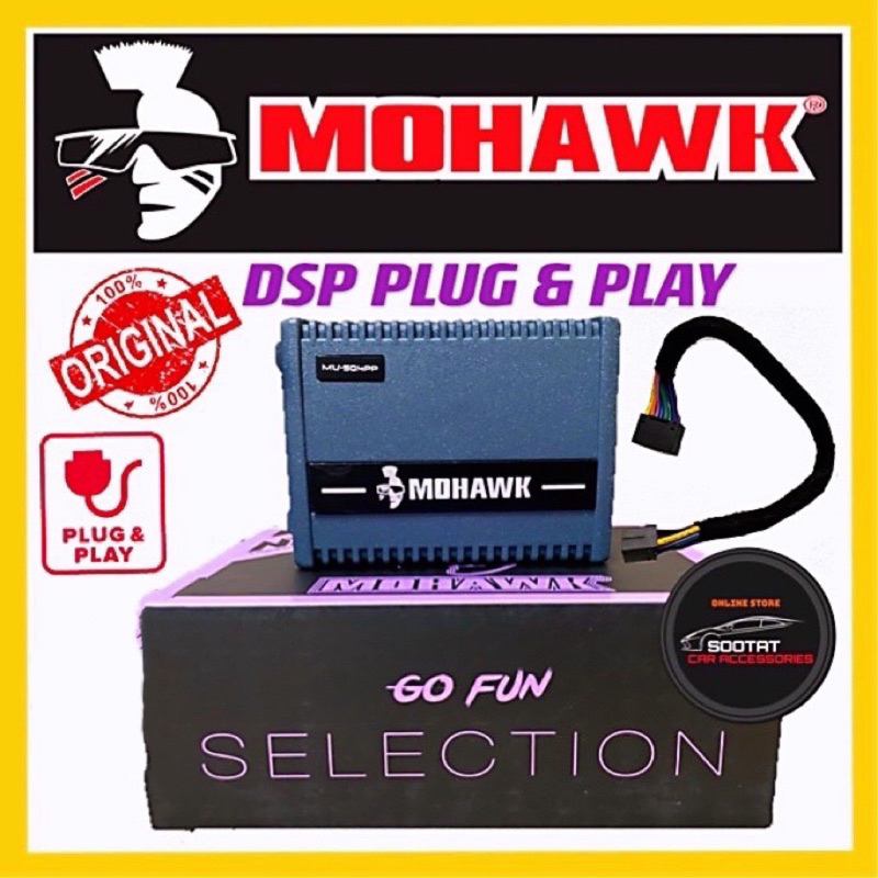 100% MOHAWK Android Player Car DSP 4 Channel Plug & Play power ...