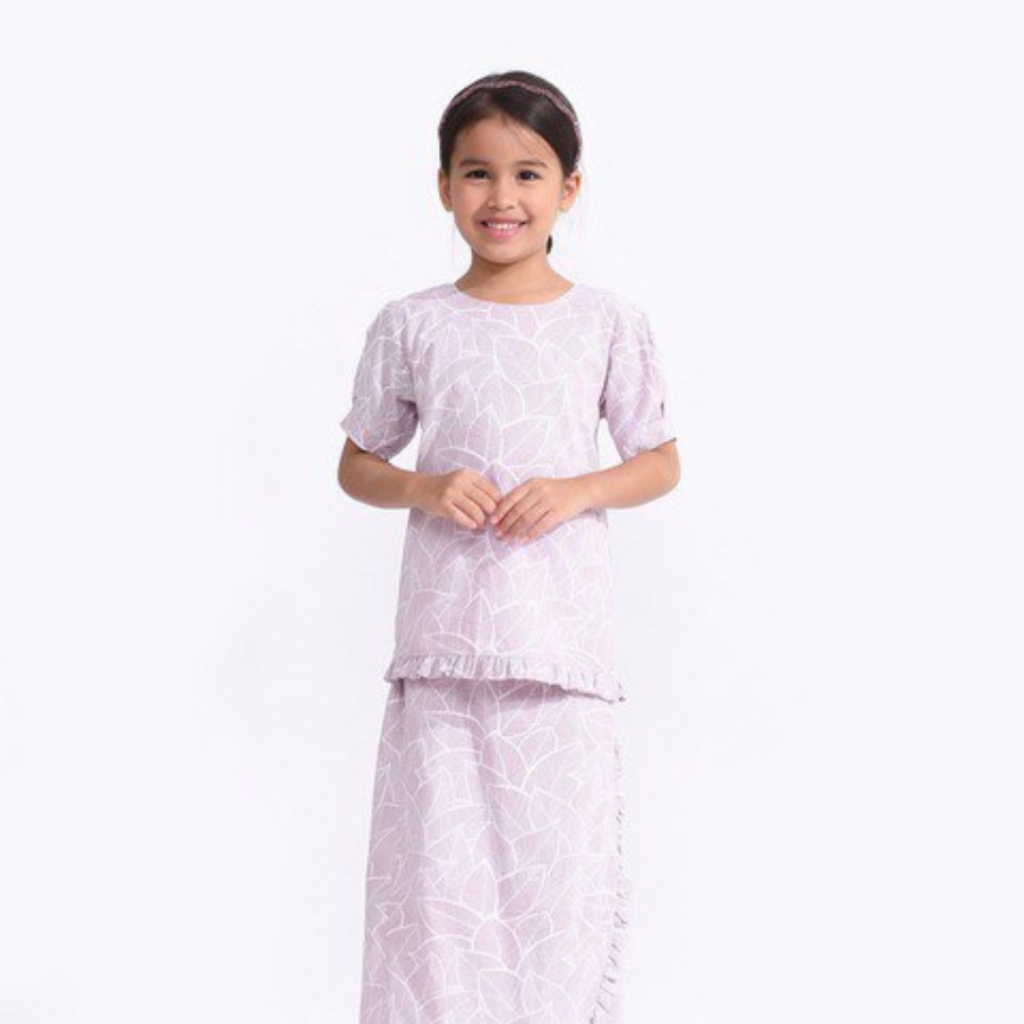 Hollakidz - Kurung Luna | Girl | Baju Raya | Baju Kurung [S - 4XL] (1 ...