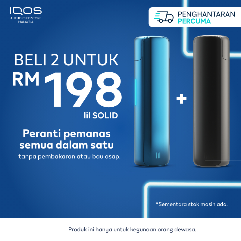 [Bundle] lil SOLID 2.0 Kit Introduced by IQOS | IQOS Authorised Store Malaysia | 1 Year Warranty