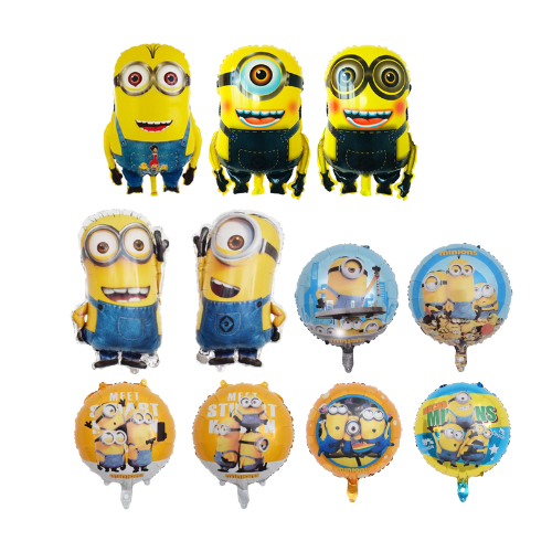 Minion Banana Minions Theme Birthday Party Despicable Me Latex Foil Balloon Big Size Decoration 