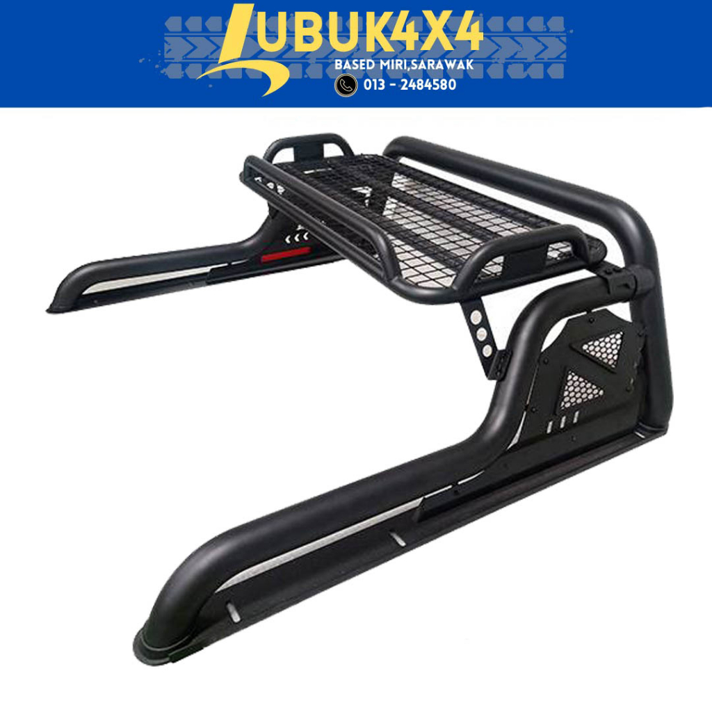 4x4 Pickup Truck Roll Bar With Roof Rack Cargo for Hilux Dmax Navara ...