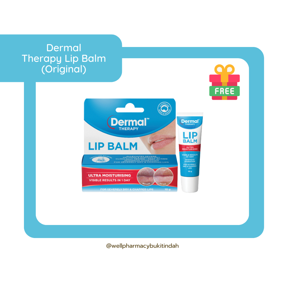 Dermal Therapy Lip Balm Ultra Moisturizing For Dry Lips & Sensitive