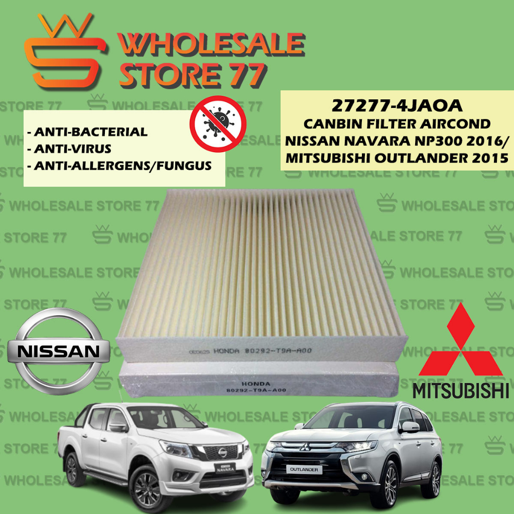272774JAOA AIR CONDITIONER FILTER FOR NISSAN NAVARA NP300 2016