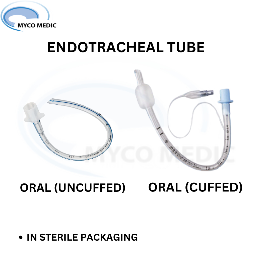 ETT ORAL RAE | ENDOTRACHEAL TUBE I PVC I CUFFED AND UNCUFFED I 7.0 I 7. ...