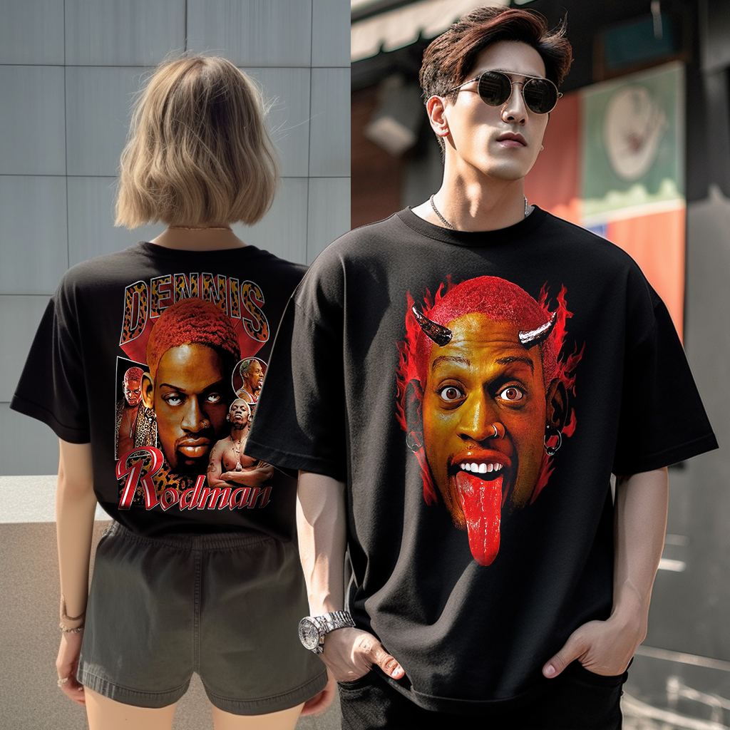 Nba Dennis Rodman T Shirt Bad Boys Legion Short Sleeve Sports