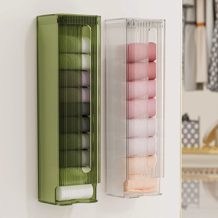 Sock Storage Socks Wardrobe Box Kitchen Garbage Bag Storage with Lid