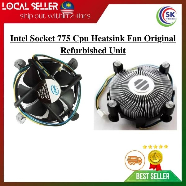 Intel Socket 775 Cpu Heatsink Fan Original Refurbished Unit | Shopee ...