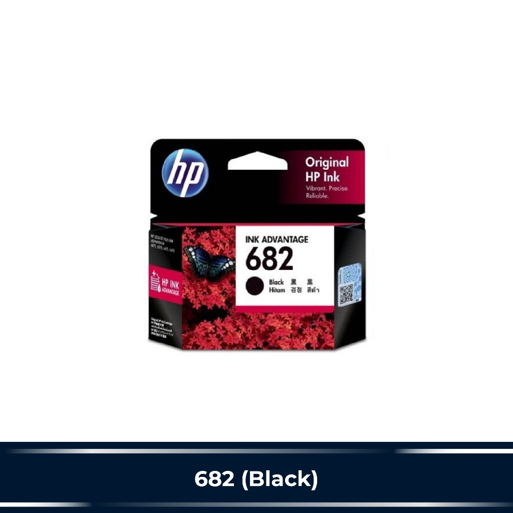 HP 682 HP682 Black Tri-Color Original Ink Cartridge 3YM77AA black ...