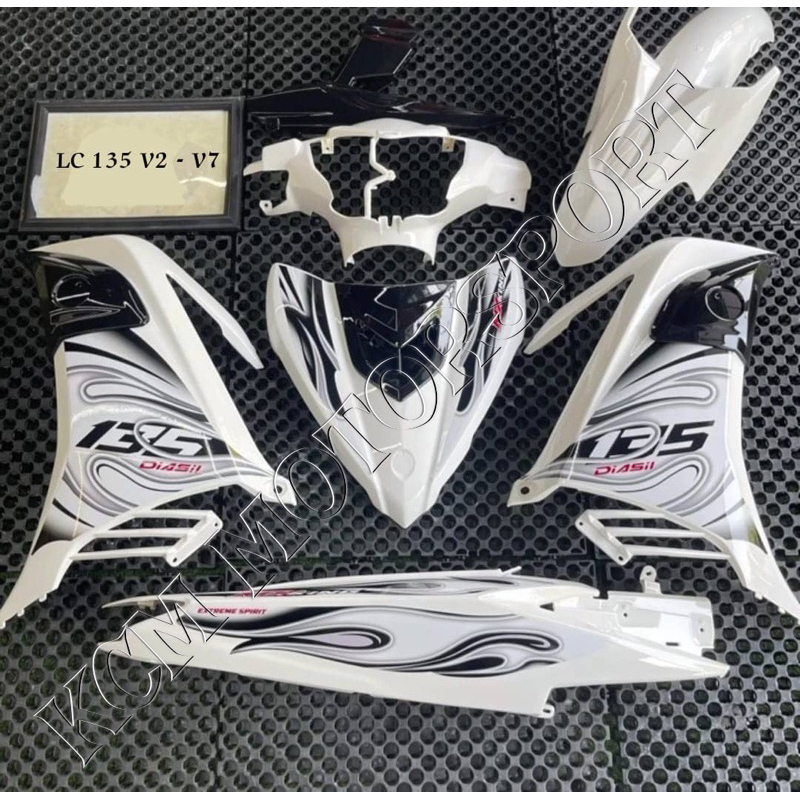 COVERSET YAMAHA 135 LC DESIGN API V2 V3 V4 V5 V6 V7 V8 | Shopee Malaysia