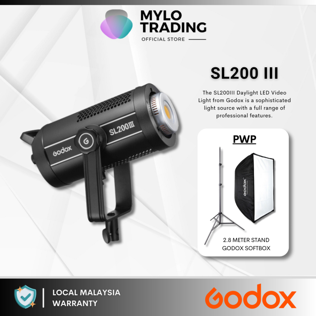 Godox SL150III BI & SL150 III & SL200 III & SL300III & SL300 III 200W