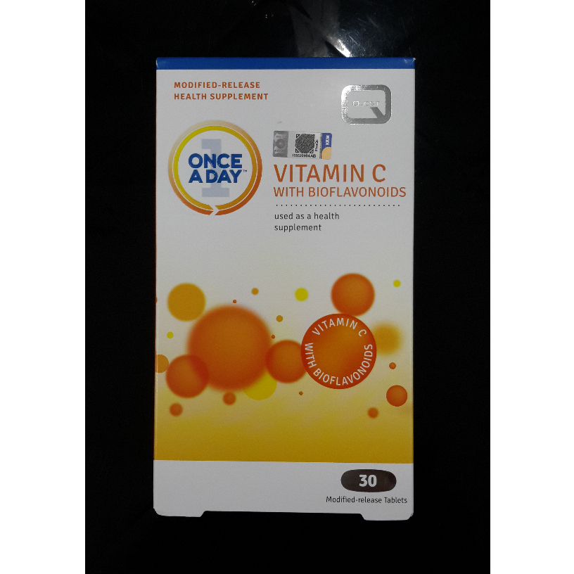 QUEST ONCE A DAY VITAMIN C WITH BIOFLAVONOIDS 30'S (EXP12/2023