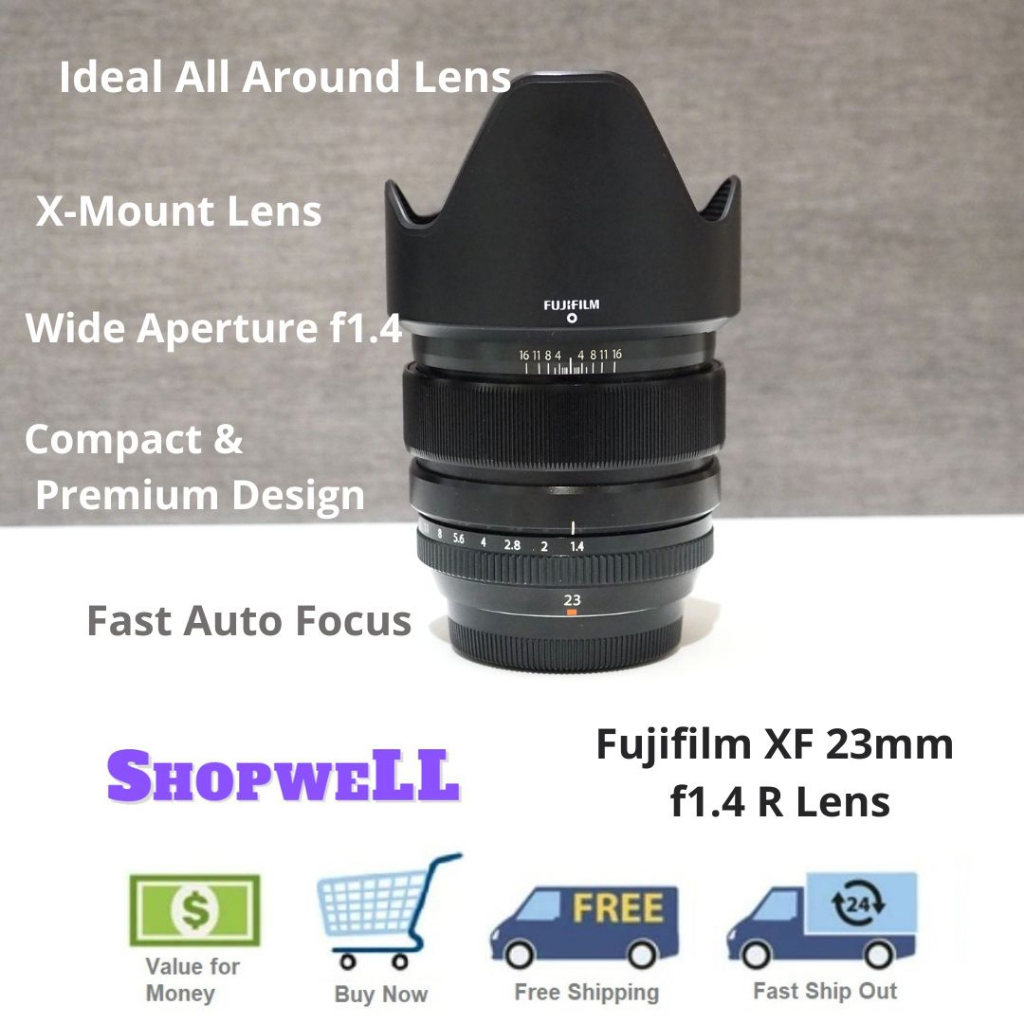 Fujifilm 23mm F1.4 R XF Lens Used for Fuji XT2 XT3 XT4 XT20 XT30