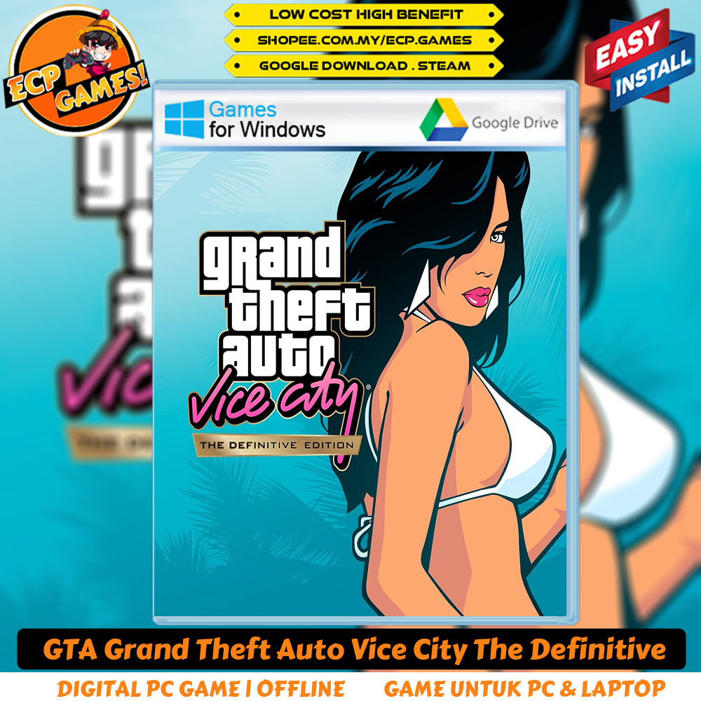 Gta Grand Theft Auto Vice City Pc Game Offline Digital Download Dlc Ecpgames