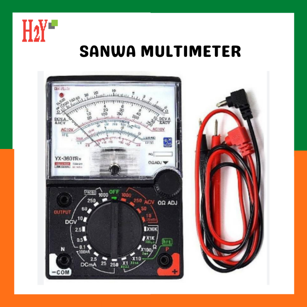 Sanwa Yx 360tr Multimeter Analog Shopee Malaysia 2310