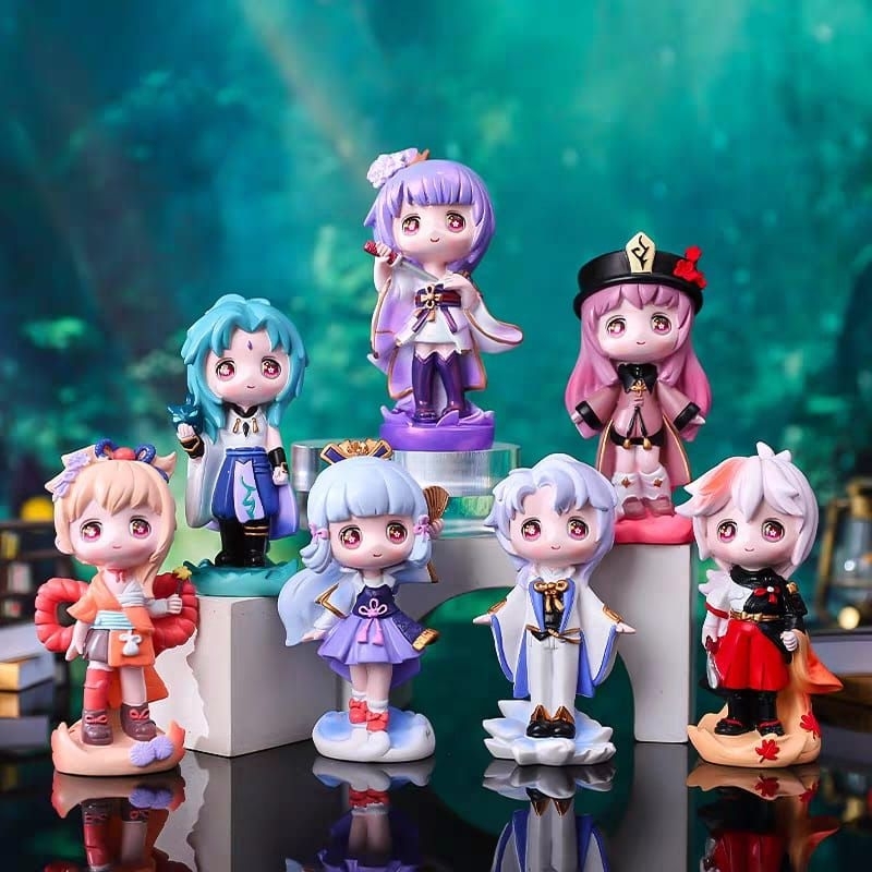 卡通动漫原神盲盒手办摆件可爱二次元公仔桌面车装饰 | Shopee Malaysia