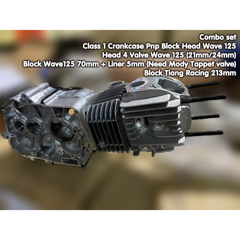 Kawah 76mm Crankcase Ex5 Class1 Ex5 Dream pnp Wave 125 Head Block