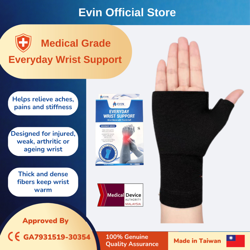 EVIN Everyday Wrist Support Penyokong Tangan Support Shopee Malaysia
