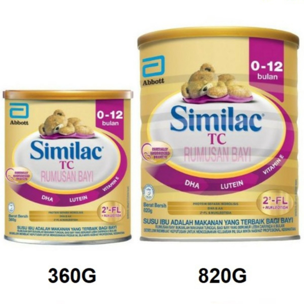 SIMILAC TOTAL COMFORT 0-12 MONTHS 360G/850G