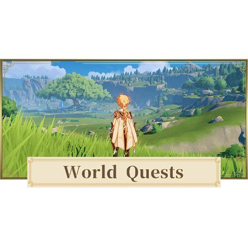 Genshin Impact Quest Service Complete Quest Archon/Story/World/Hangout ...