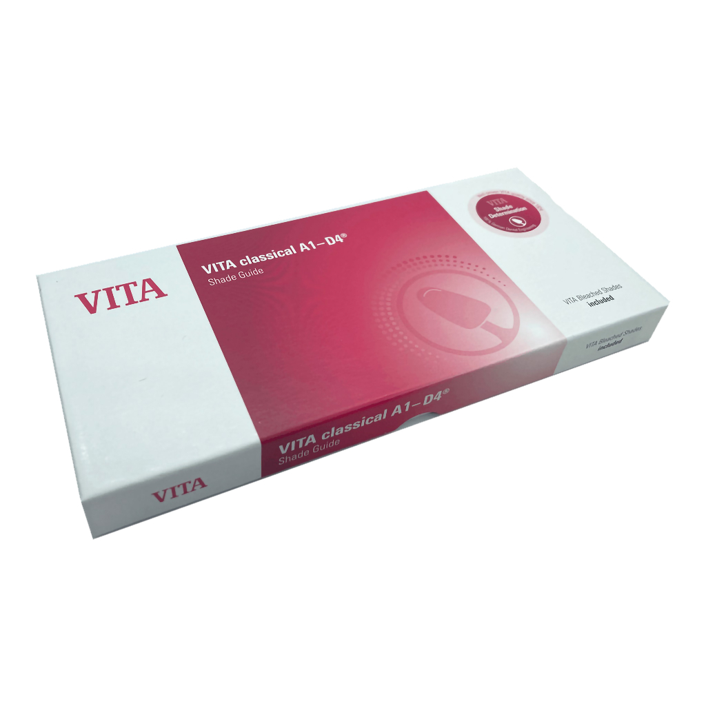 The VITA classical A1 - D4 shade guide serves to accurately determine