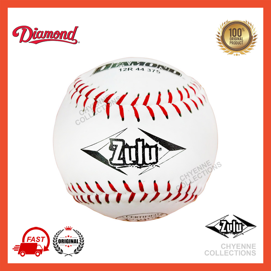 Diamond ZULU 12R Softball ASA Slowpitch Premiem Leather (White ...