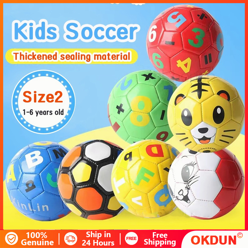 Ready Stock]Size 2 Football toys mini Classic Soccer ball 15cm 0-6
