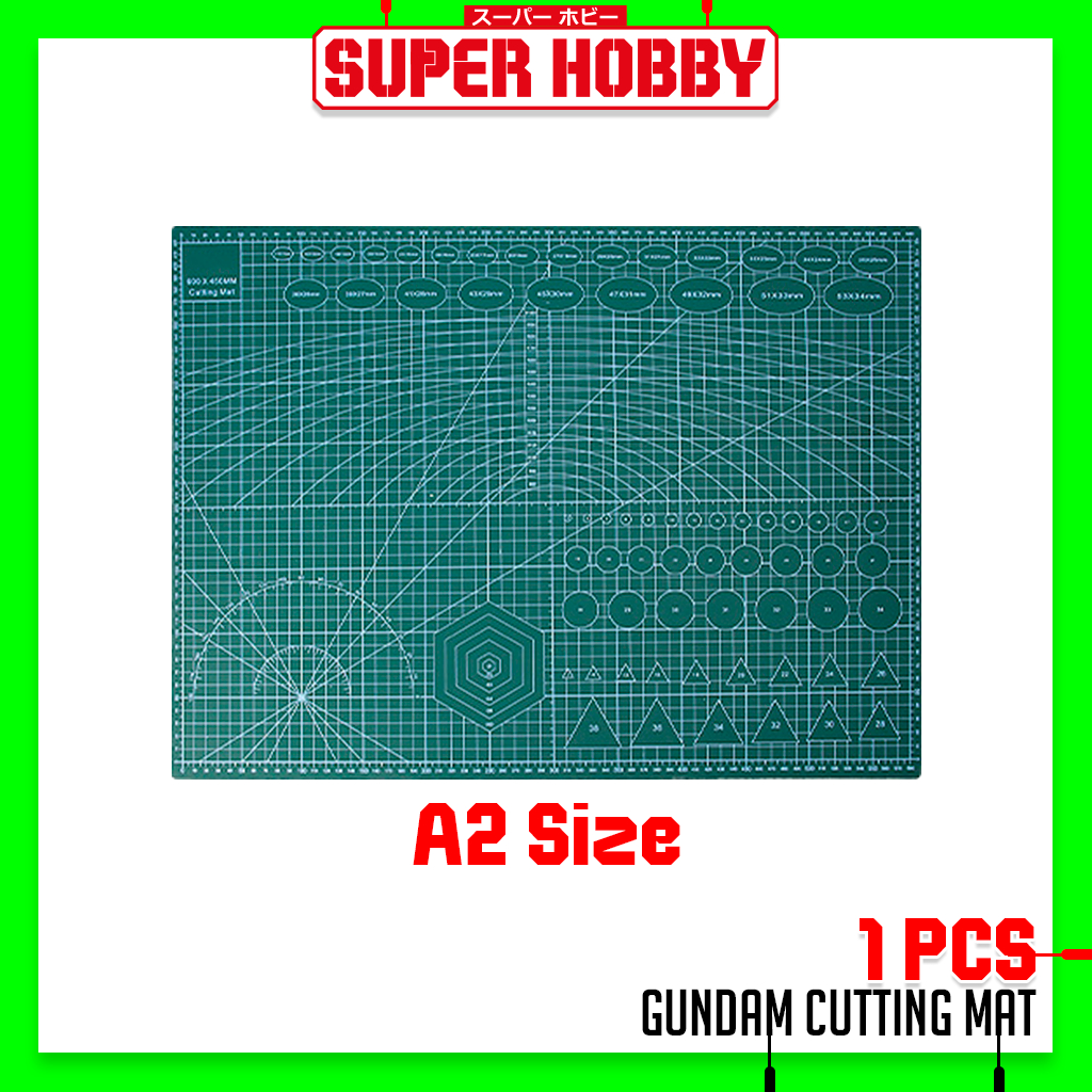 Art PVC Cutting Mat Gundam Gunpla Cutting Board Mats A2/A3/A4 Model