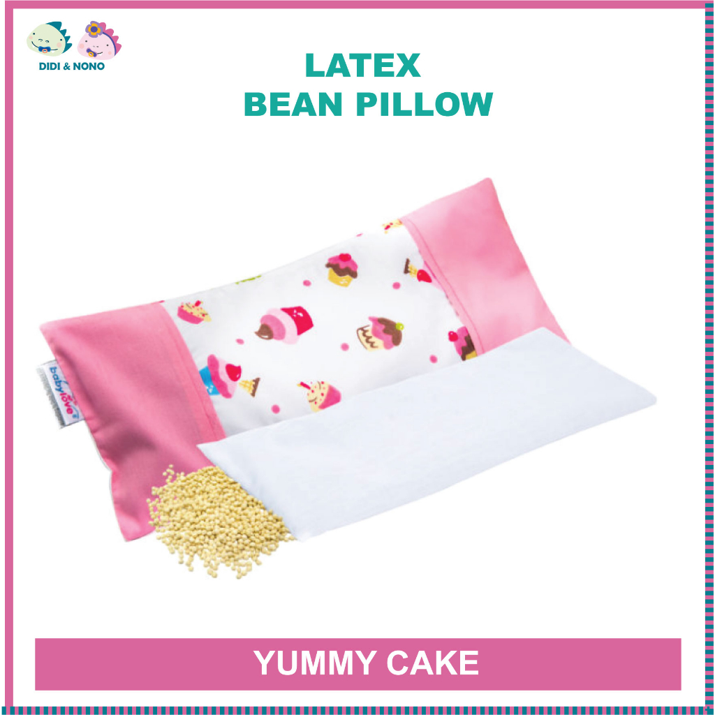 Babylove Baby Organic Latex Bean Pillow Shopee Malaysia