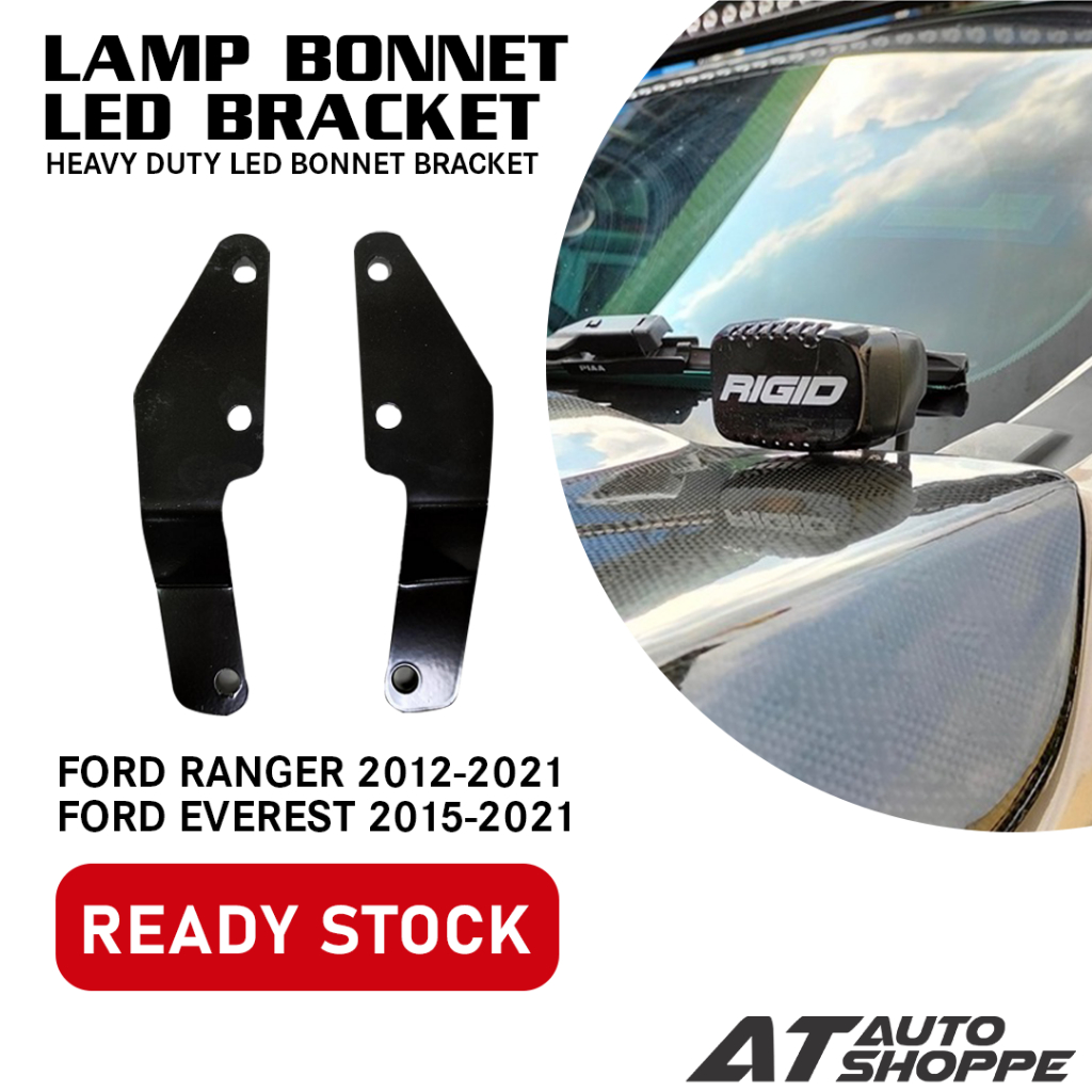 ATP LED Lamp Bonnet LED Bracket For Ford Ranger T6 T7 T8 Raptor 2012 ...