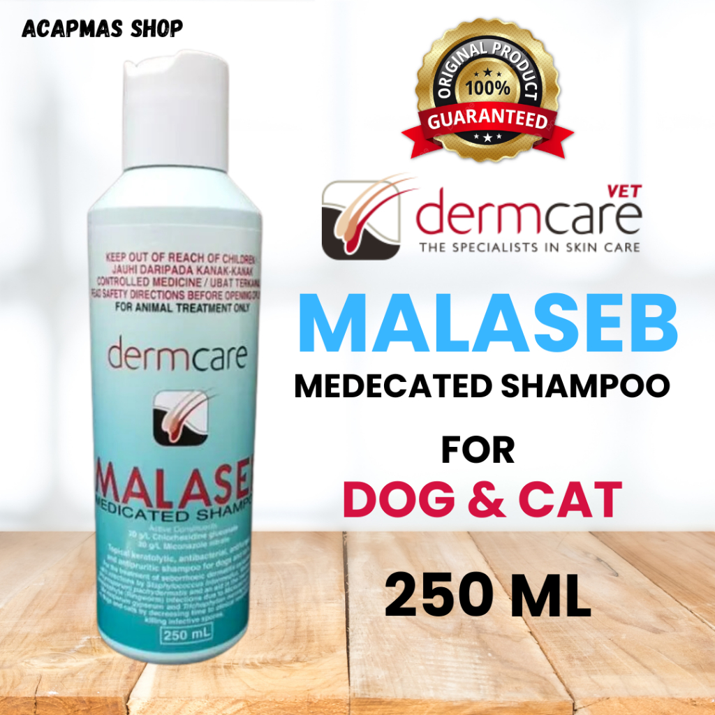 Ready Stock Malaseb Medicated Shampoo For Dogs And Cats 250 Ml Shopee