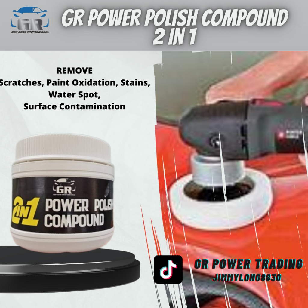 GR POWER POLISH COMPOUND 2IN 1 Shopee Malaysia