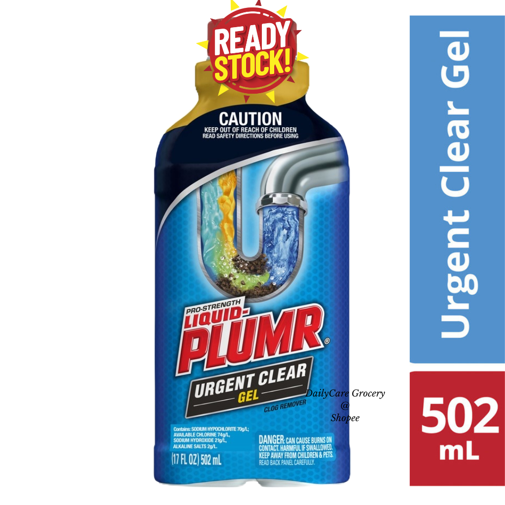 CLOROX Liquid Plumr Urgent Clear Clog Remover (502ml) Shopee Malaysia