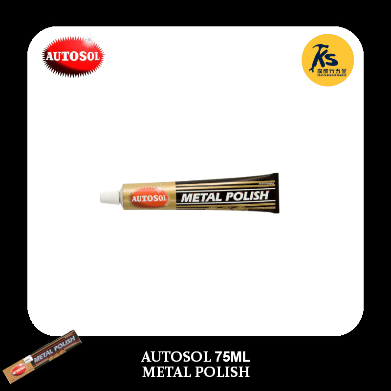 75 mL Autosol Metal Polish for Chrome Copper Brass and more