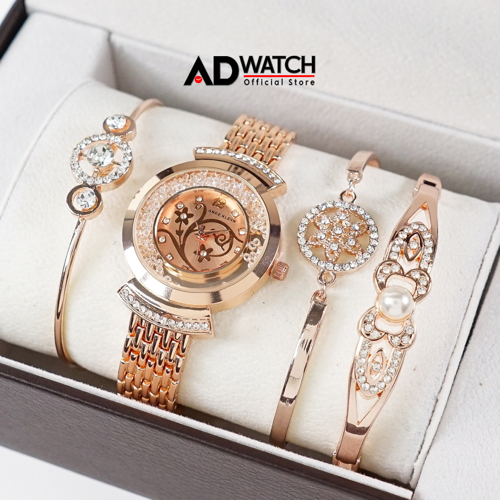 Luxury Ande Klevn Women Fashion Wrist Watch Elegant Quartz Gift