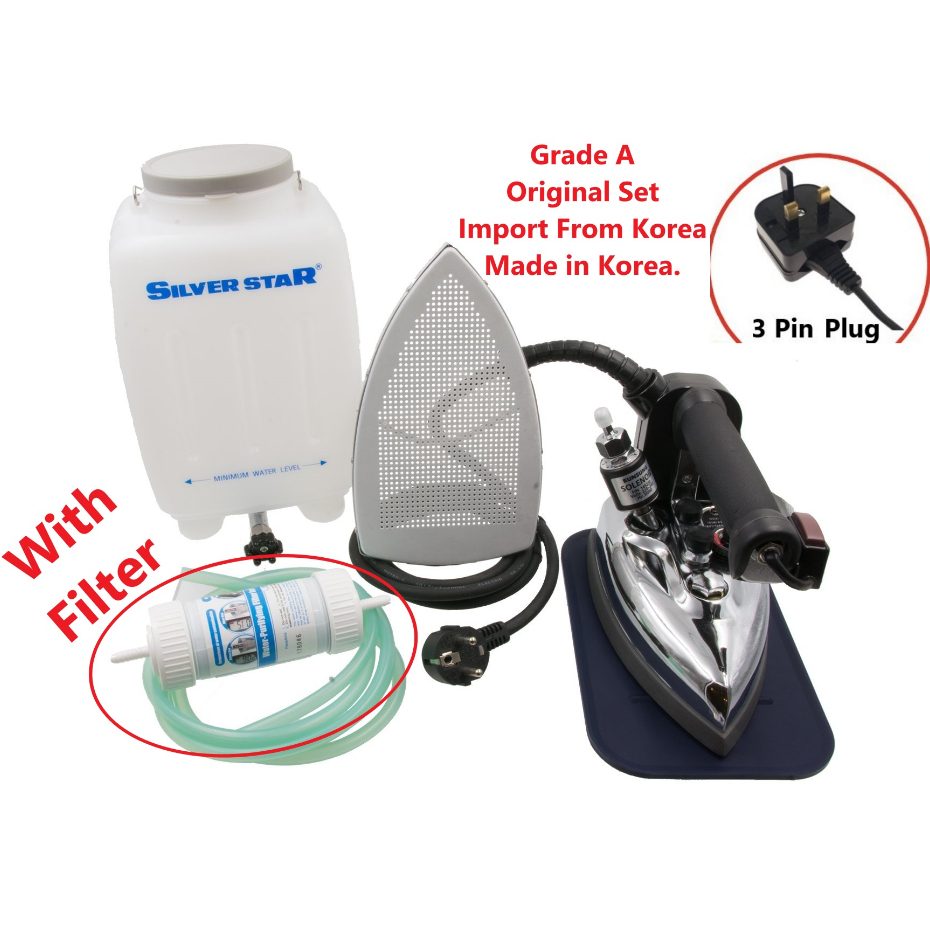 ES94A Silver Star Electric Steam Iron, Original Made in Korea