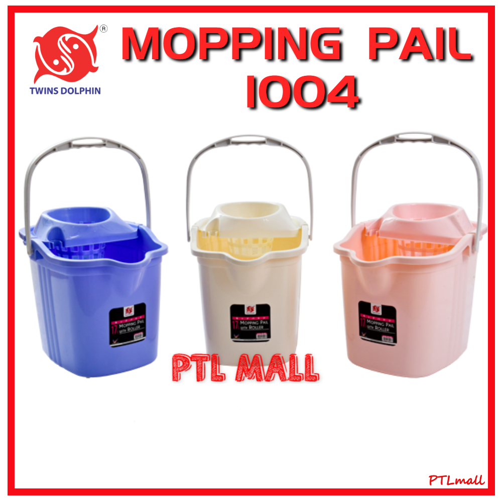 17L Mopping Pail With Roller 1004 Good Quality Mop Bucket Shopee Malaysia