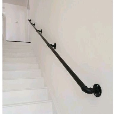 Stair handrail ndustrial Pipe Handrail | Staircase Rail | Hand Railing ...