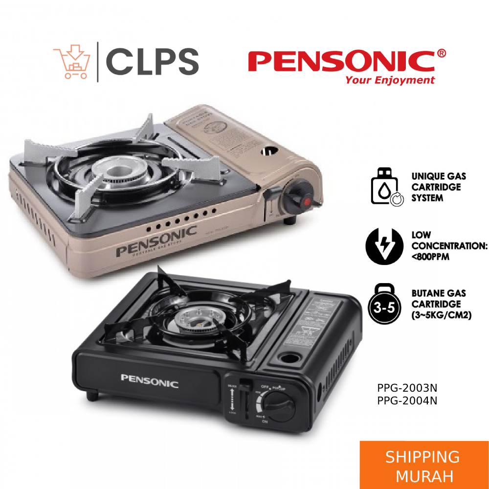 Pensonic Portable Gas Stove PPG2003N PPG2004N Camping Single Gas