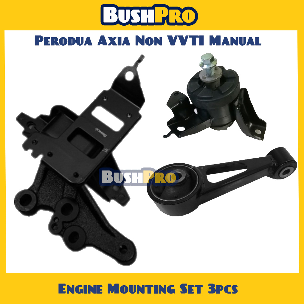 Heavy Duty Engine Mounting Set Perodua Axia 1.0 Manual NON VVTi 2014 ...