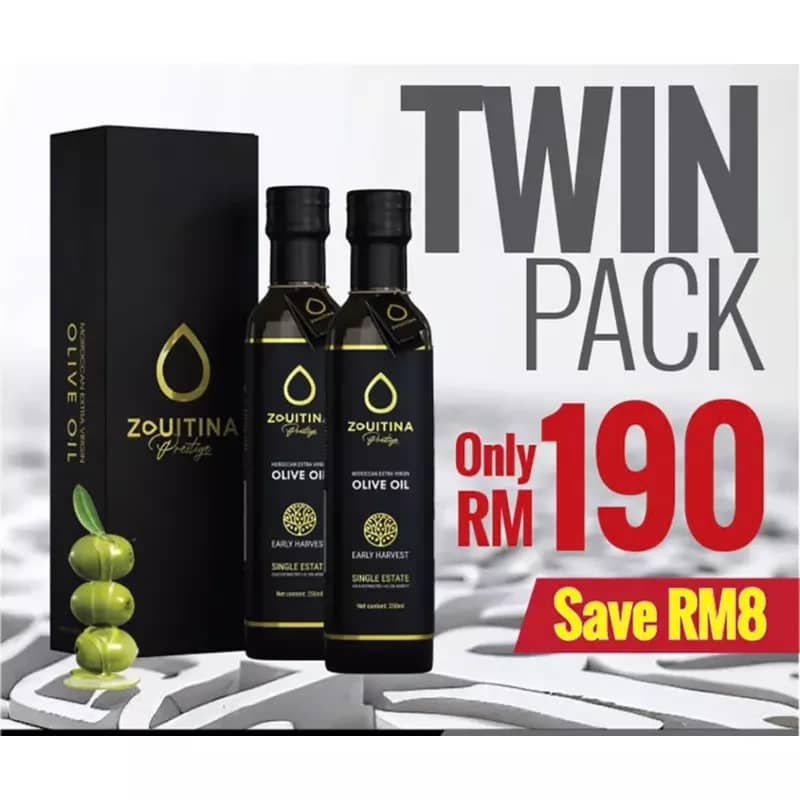 ZOUITINA PRESTIGE (MINYAK ZAITUN EXTRA VIRGIN BUAH PUTIK/MUDA ZOUITINA