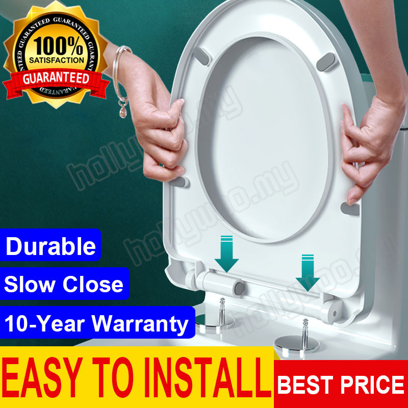Toilet Seat Cover 马桶盖 Toilet Bowl Seat Cover Replacement With Toilet