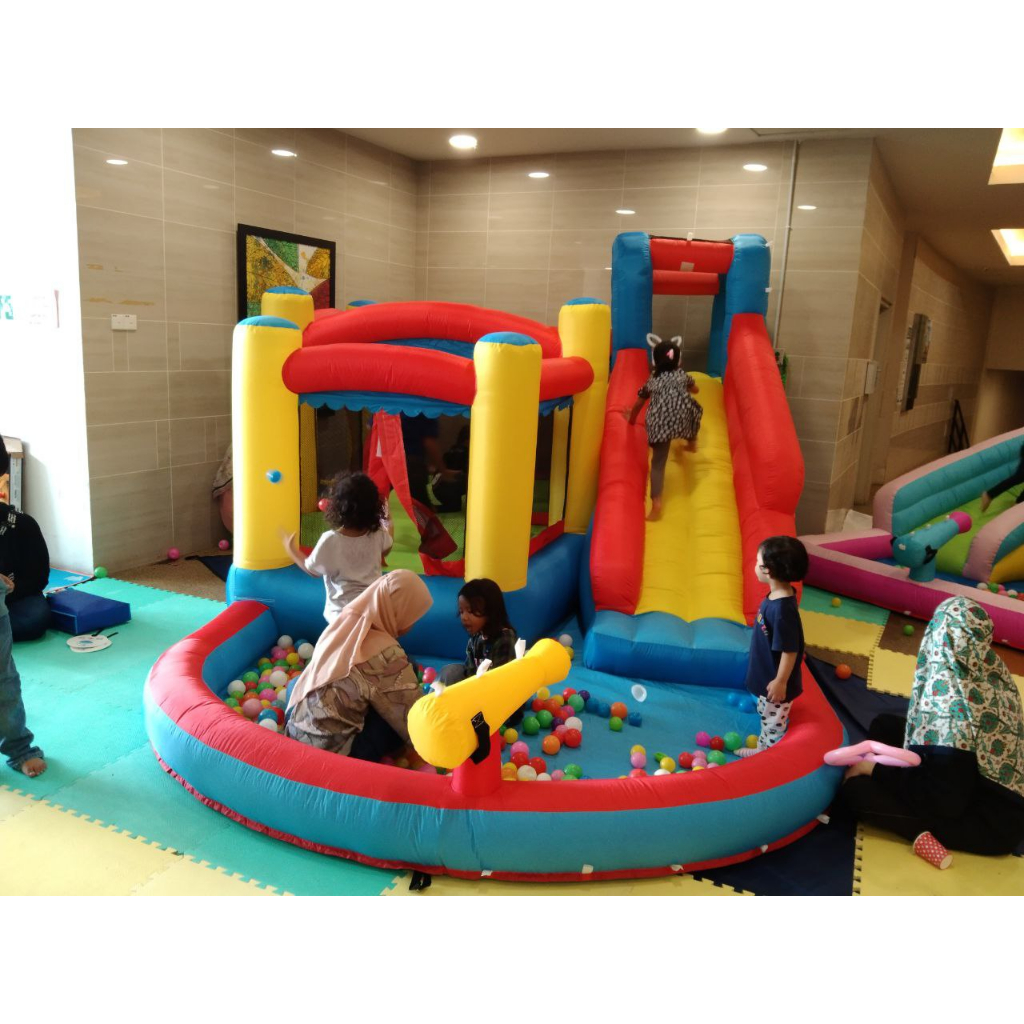 Sporty Adventure | Mini Inflatable Playground | Mini Pool | Shopee Malaysia