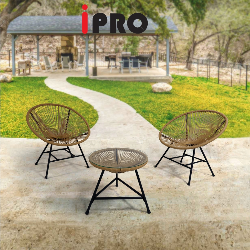 IPRO Outdoor Chair and Table set Balcony Garden Chair and Table Set